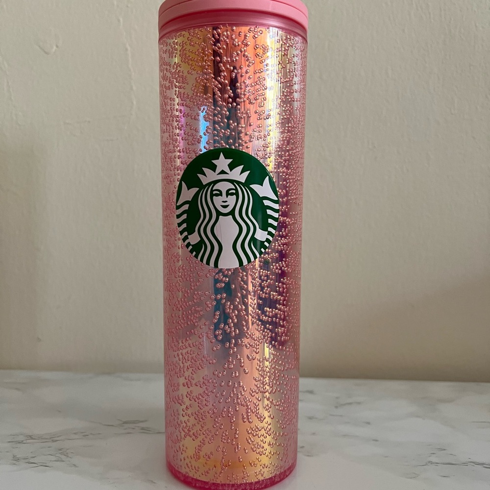 Pink Starbucks Bubble Tumbler